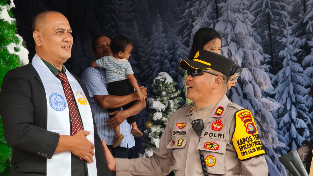 Natal 2025 di NTB Berlangsung Aman, Polda NTB Hadir Jamin Keamanan Jemaat