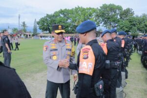 Kapolda NTB Lepas 1 SSK Brimob untuk Bantu Penanganan Bencana di Aceh Tamiang