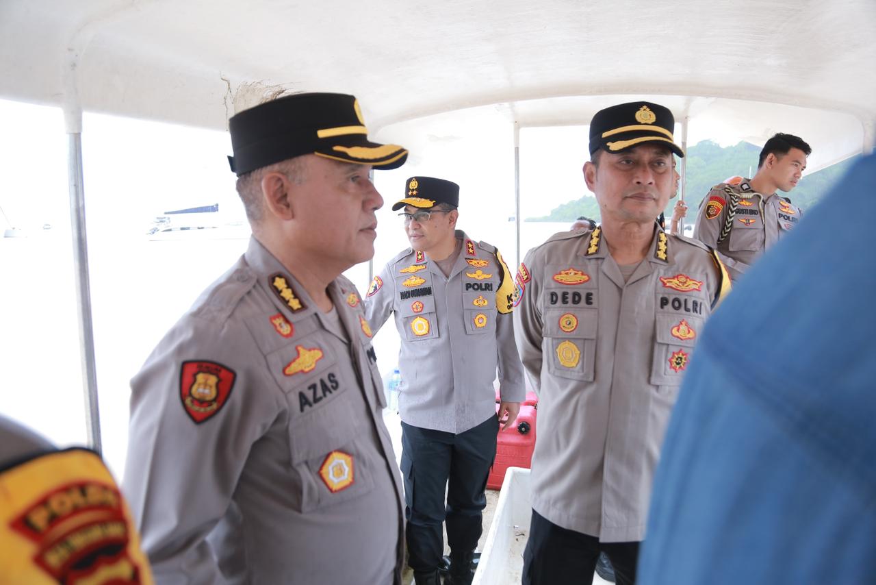 Jelang Pergantian Tahun, Kapolda NTB Pantau Langsung Keamanan Perairan Sekotong