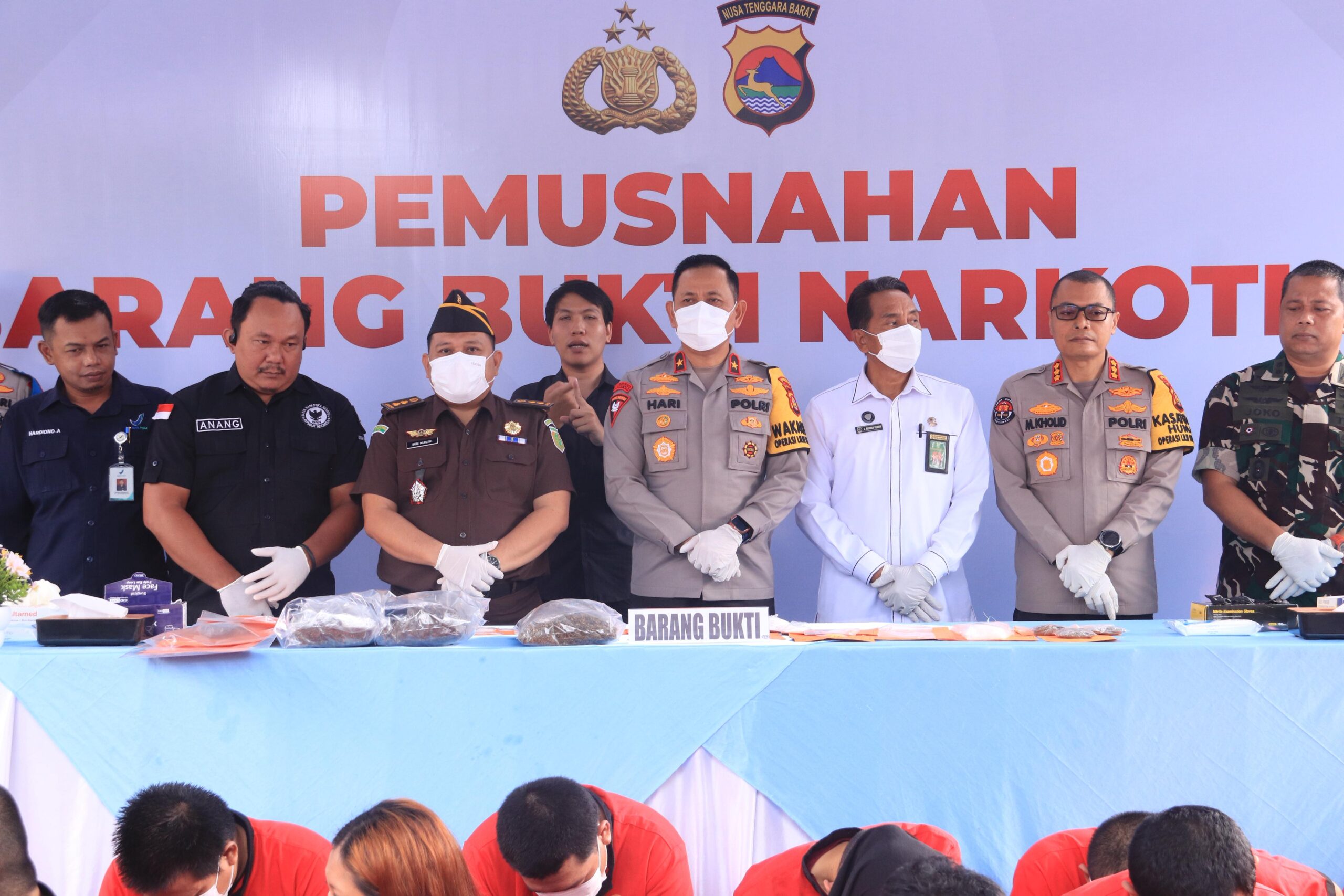 Akhiri 2025, Wakapolda NTB Tegaskan Sinergi Lintas Sektor dalam Pemberantasan Narkoba